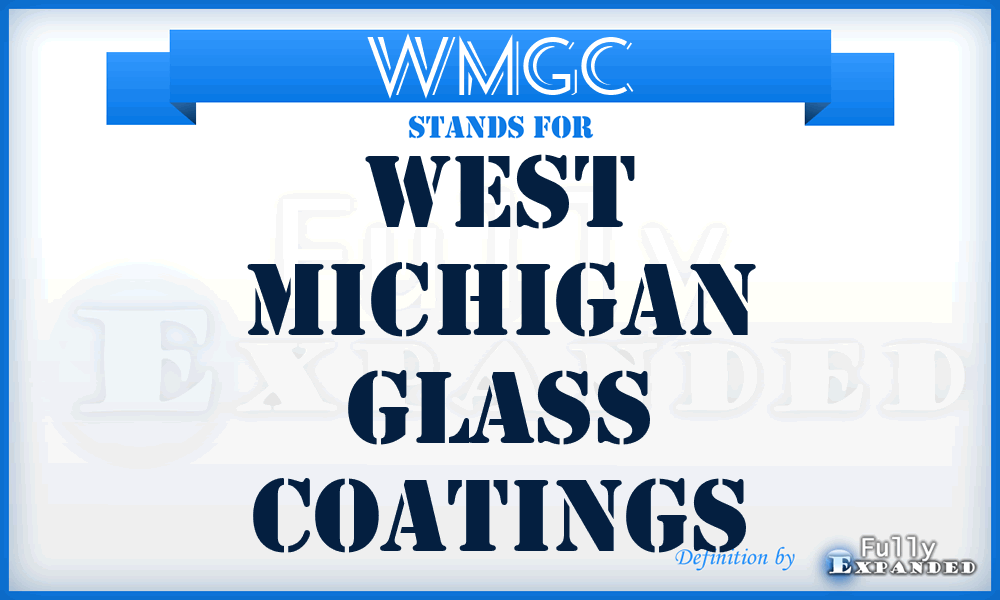 WMGC - West Michigan Glass Coatings