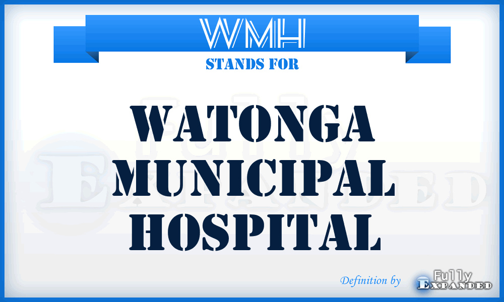 WMH - Watonga Municipal Hospital