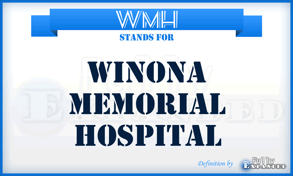 WMH - Winona Memorial Hospital