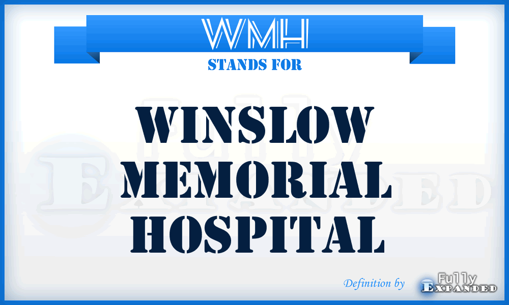 WMH - Winslow Memorial Hospital