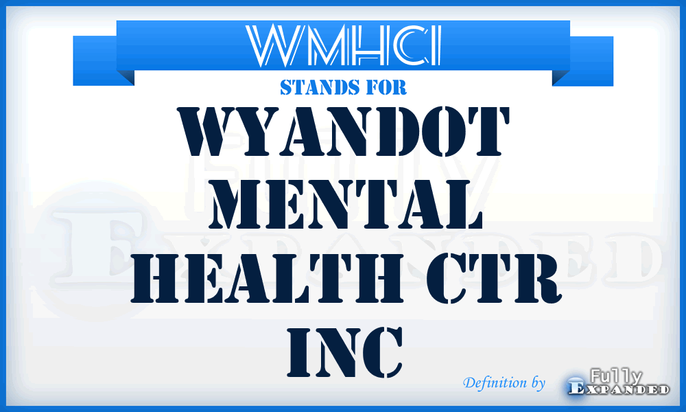 WMHCI - Wyandot Mental Health Ctr Inc