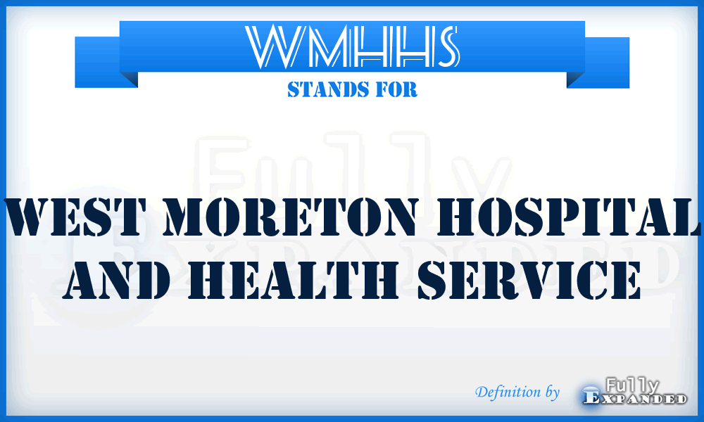 WMHHS - West Moreton Hospital and Health Service