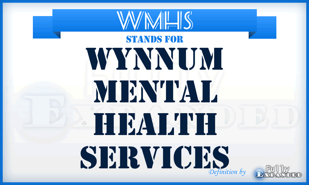 WMHS - Wynnum Mental Health Services