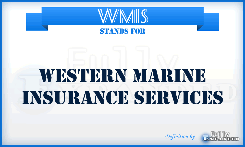 WMIS - Western Marine Insurance Services