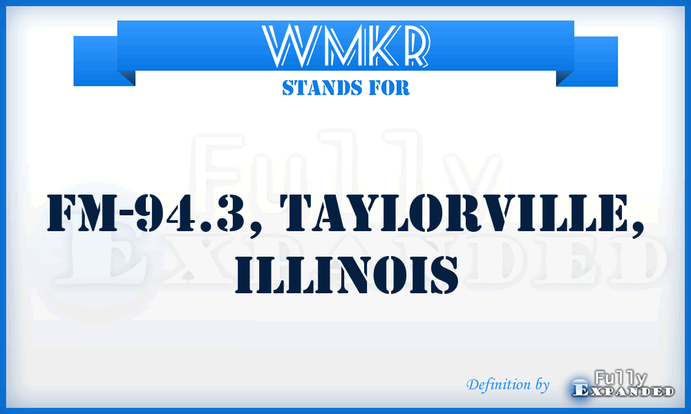 WMKR - FM-94.3, Taylorville, Illinois
