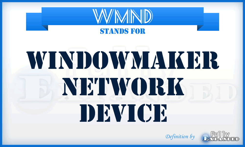 WMND - WindowMaker Network Device