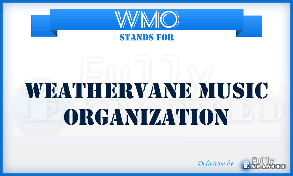 WMO - Weathervane Music Organization