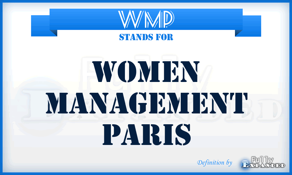 WMP - Women Management Paris