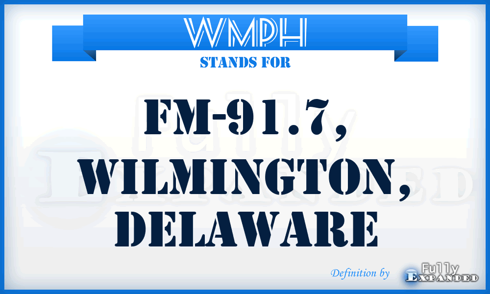 WMPH - FM-91.7, Wilmington, Delaware