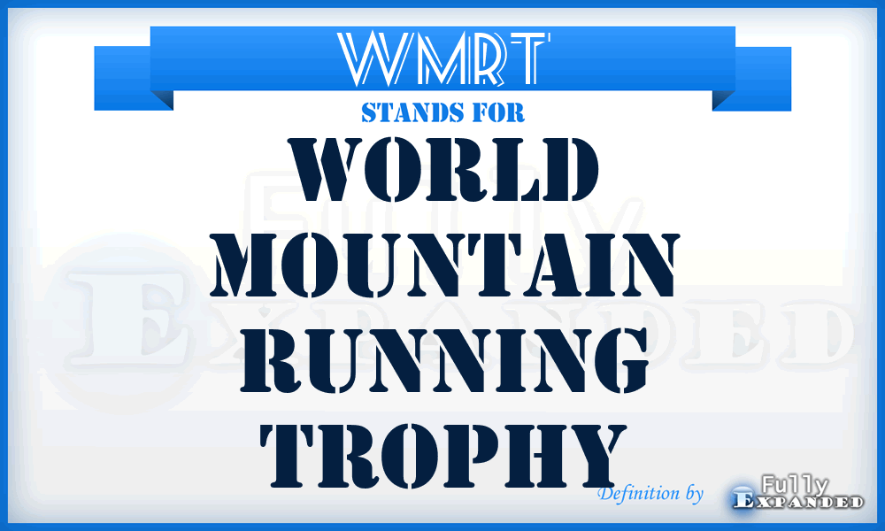 WMRT - World Mountain Running Trophy