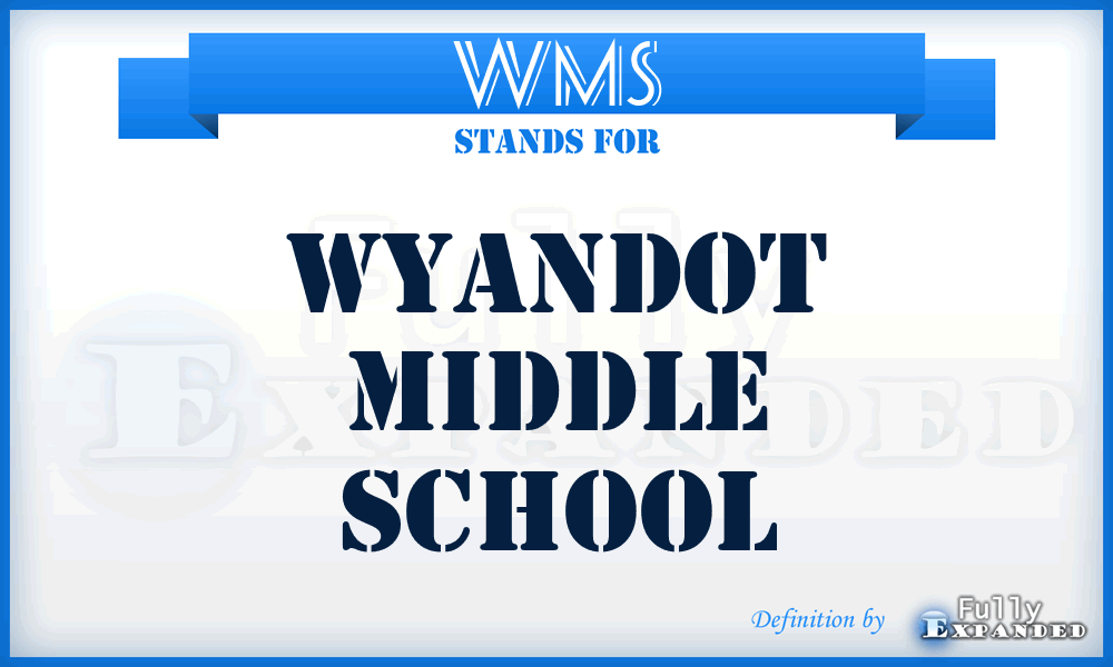 WMS - Wyandot Middle School