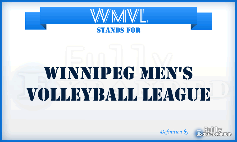 WMVL - Winnipeg Men's Volleyball League