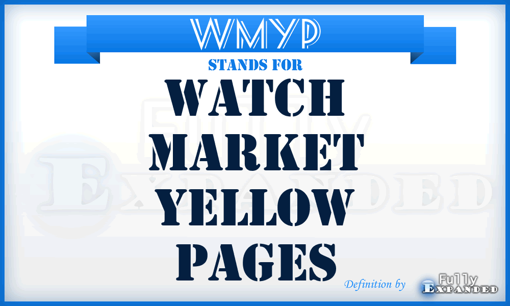 WMYP - Watch Market Yellow Pages