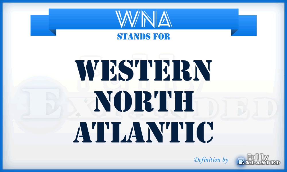 WNA - Western North Atlantic