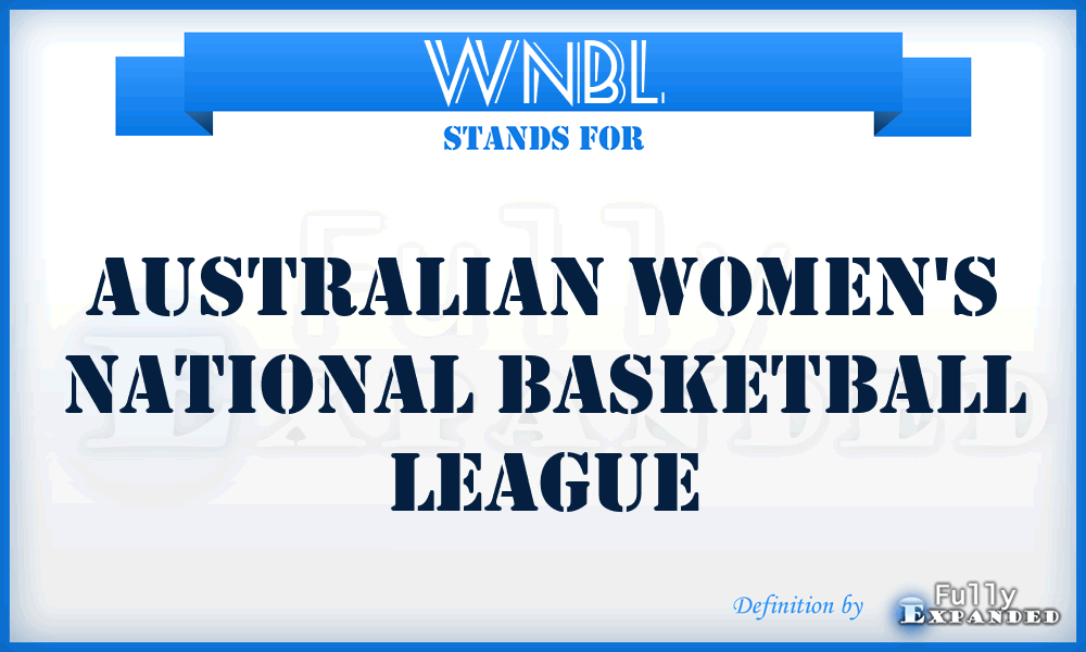 WNBL - Australian Women's National Basketball League