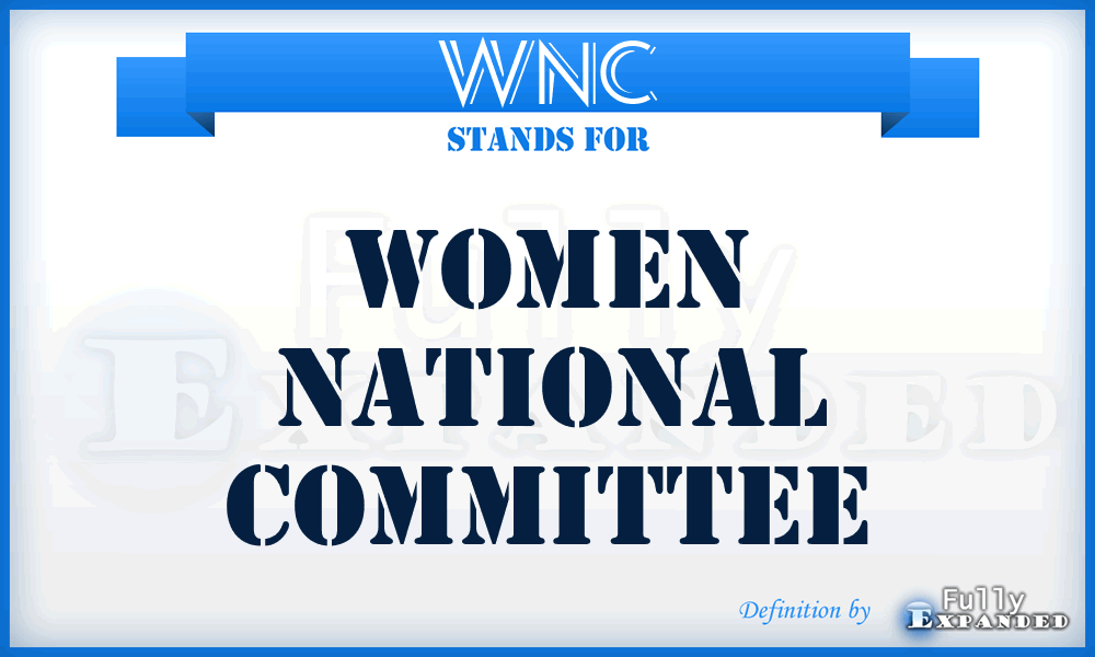 WNC - Women National Committee