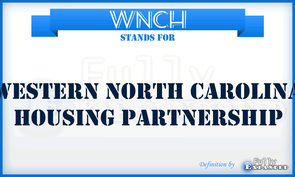 WNCH - Western North Carolina Housing Partnership