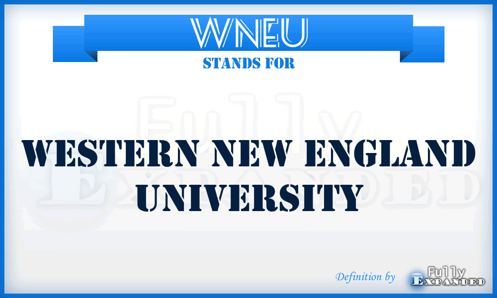 WNEU - Western New England University