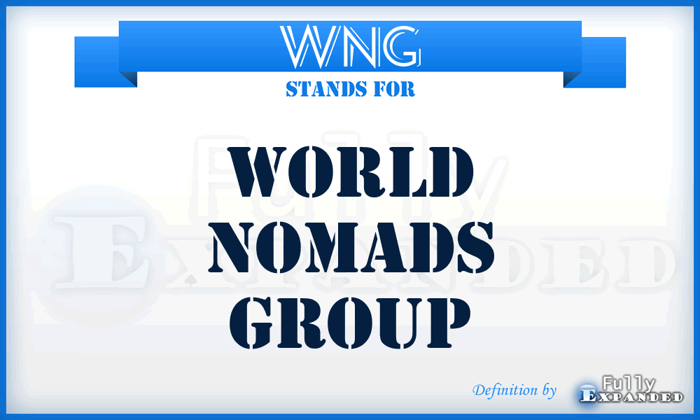 WNG - World Nomads Group