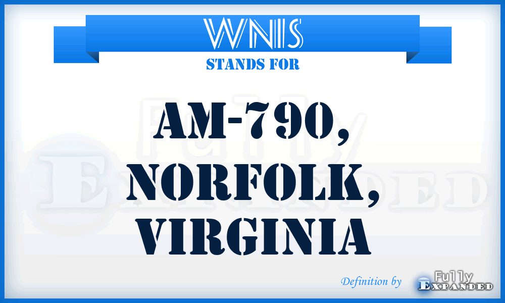 WNIS - AM-790, Norfolk, Virginia