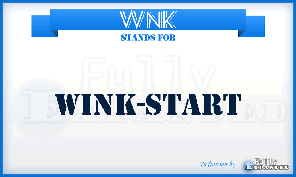WNK - Wink-Start