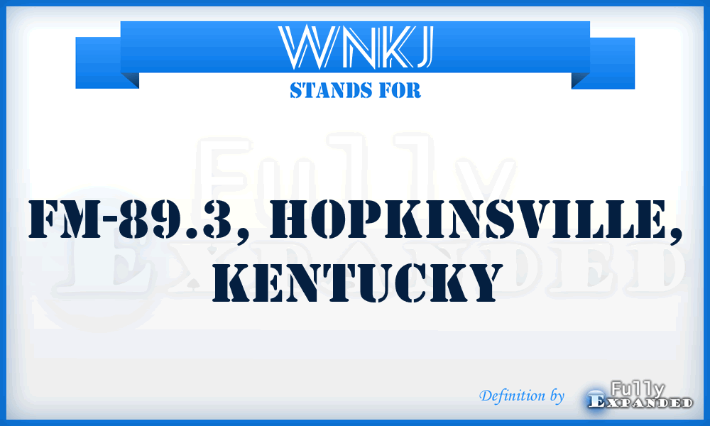 WNKJ - FM-89.3, Hopkinsville, Kentucky