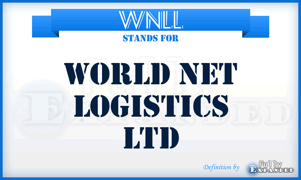 WNLL - World Net Logistics Ltd