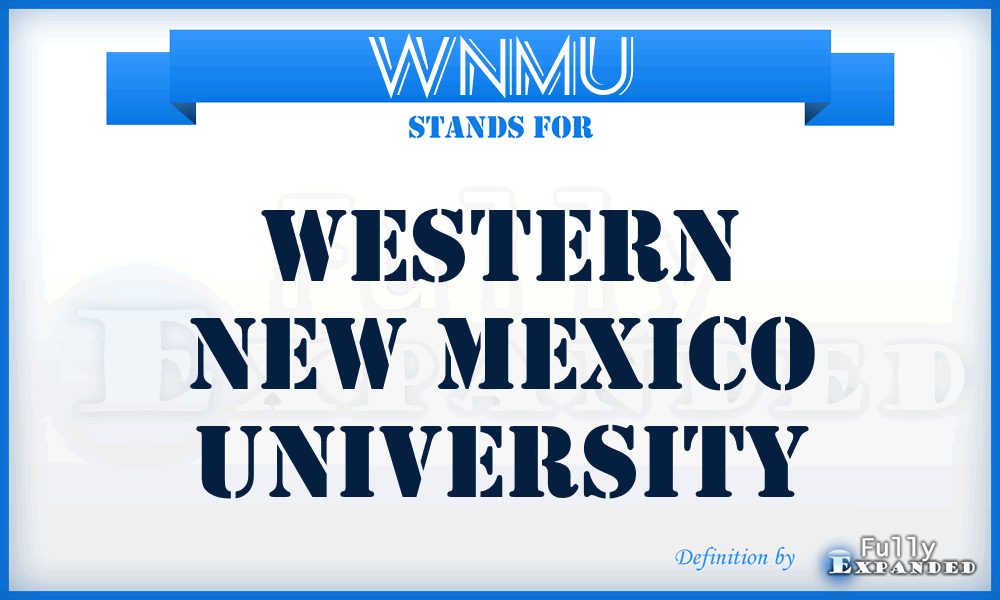 WNMU - Western New Mexico University