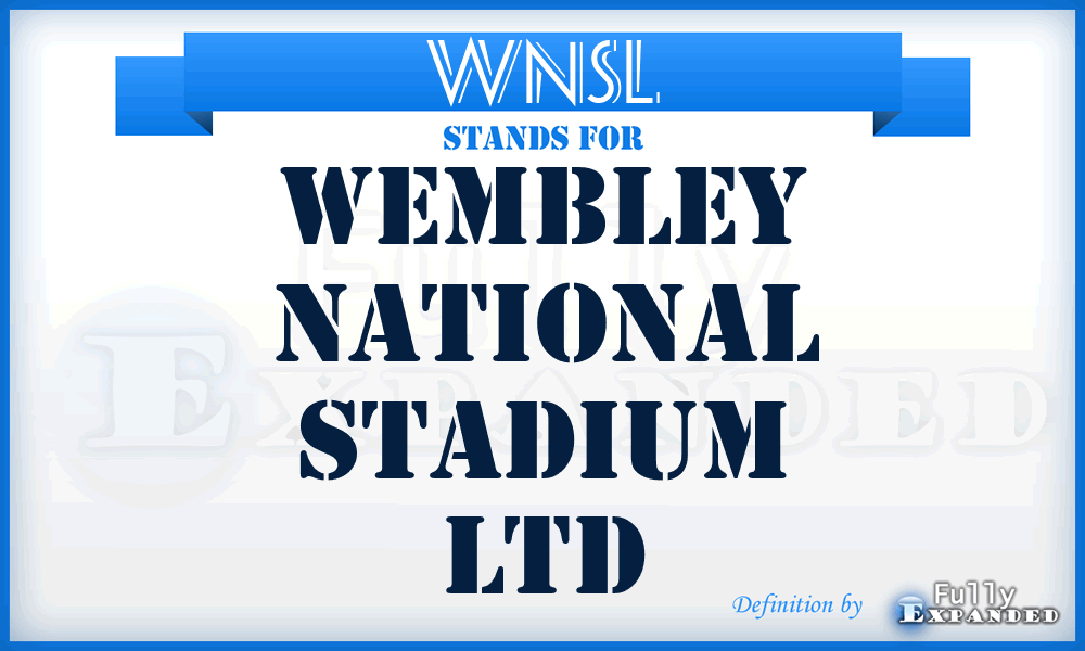 WNSL - Wembley National Stadium Ltd