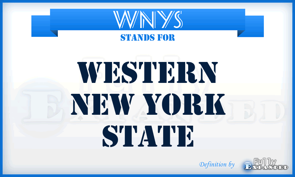 WNYS - Western New York State