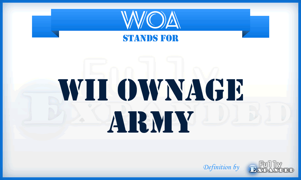 WOA - Wii Ownage Army