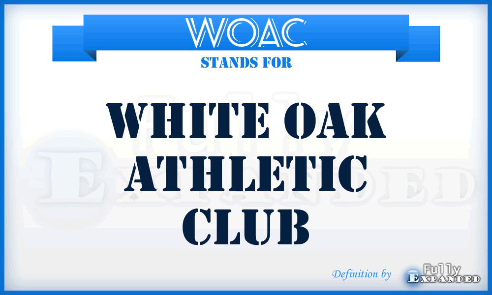WOAC - White Oak Athletic Club