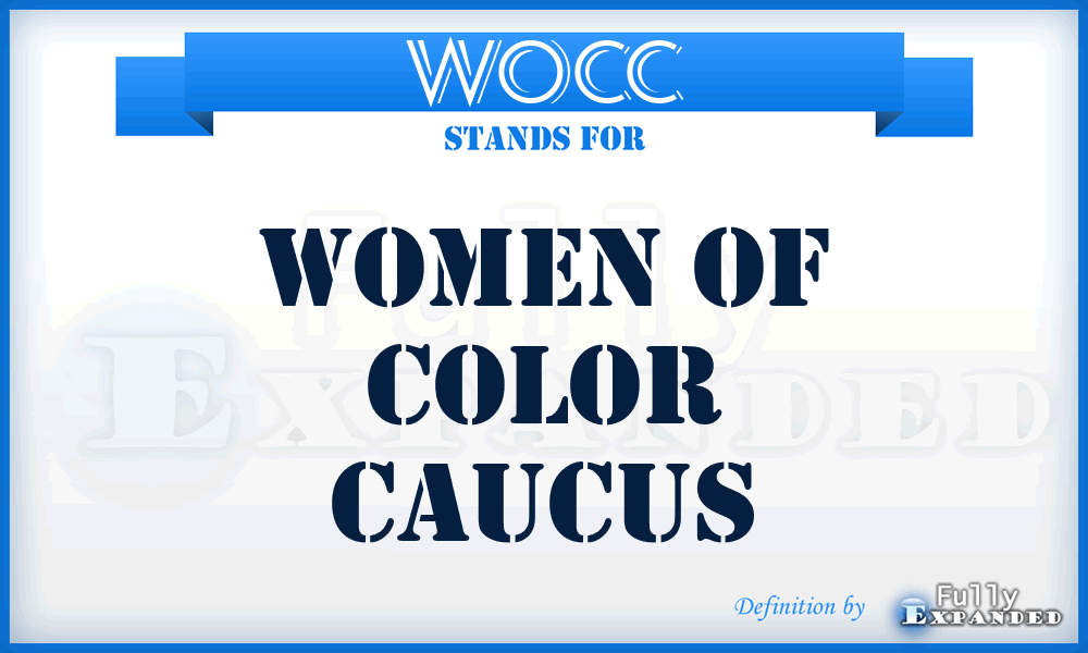 WOCC - Women of Color Caucus