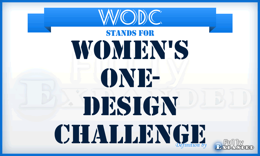 WODC - Women's One- Design Challenge