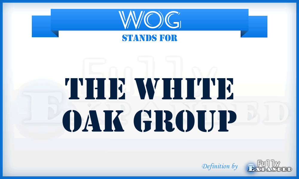 WOG - The White Oak Group