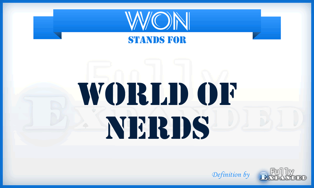 WON - World of Nerds