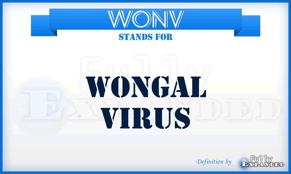 WONV - Wongal Virus