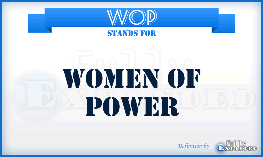 WOP - Women Of Power