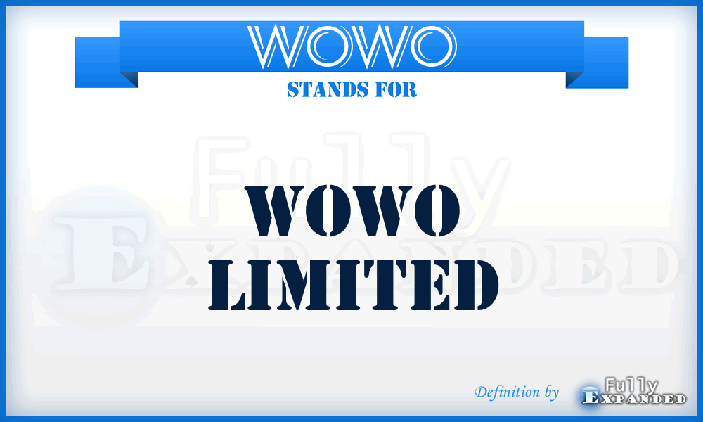 WOWO - Wowo Limited