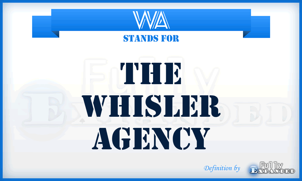 WA - The Whisler Agency