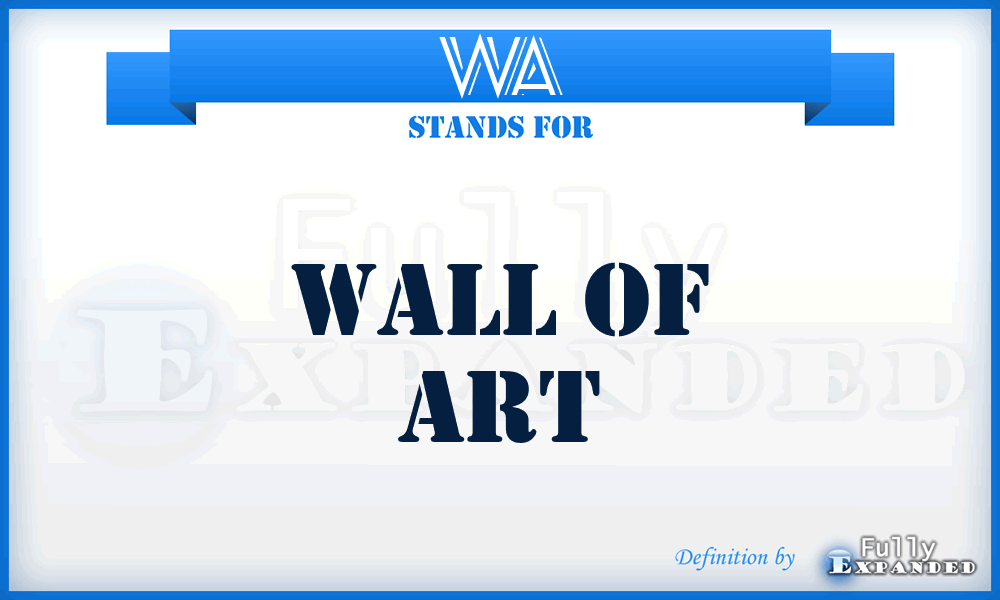 WA - Wall of Art