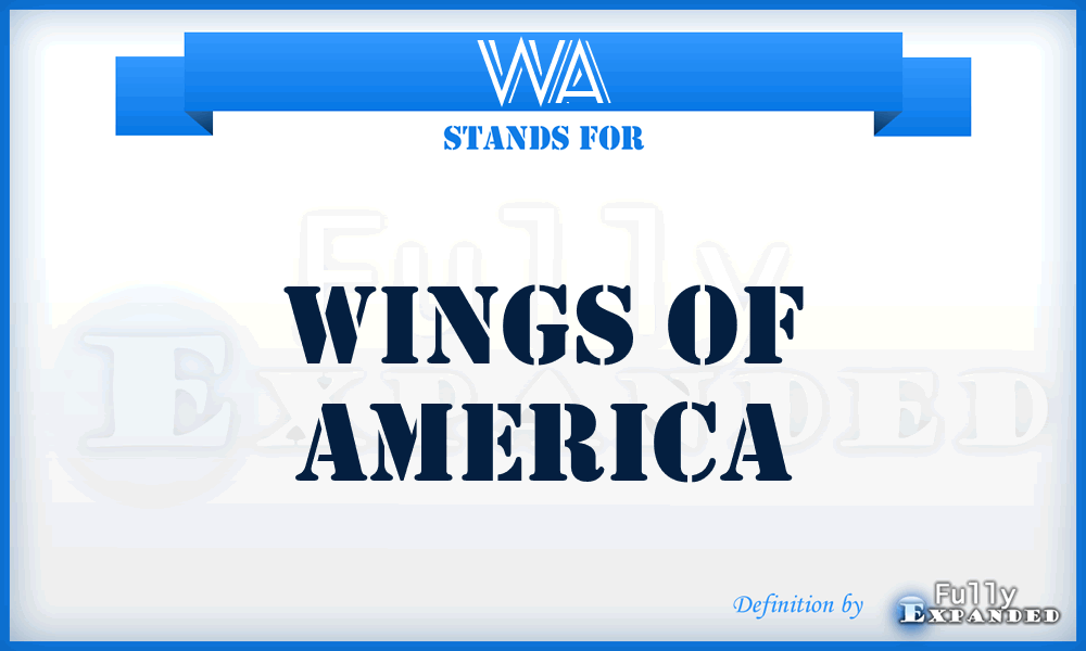 WA - Wings of America