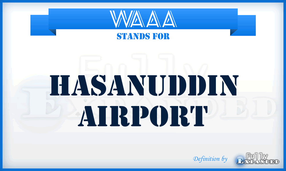 WAAA - Hasanuddin airport