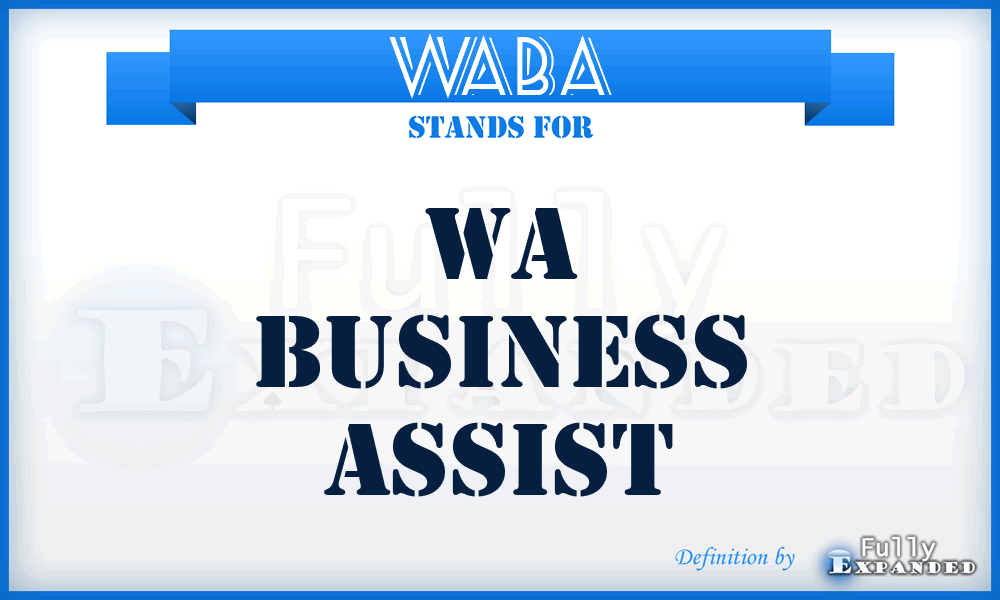 WABA - WA Business Assist