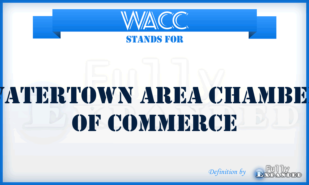 WACC - Watertown Area Chamber of Commerce