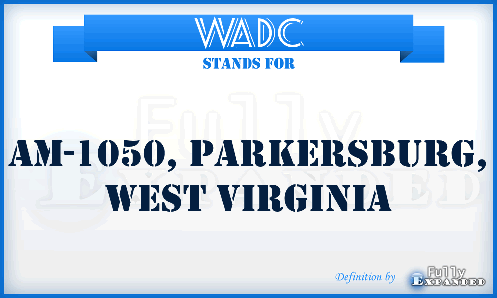 WADC - AM-1050, Parkersburg, West Virginia