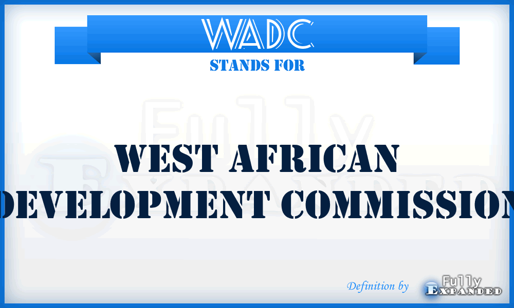 WADC - West African Development Commission