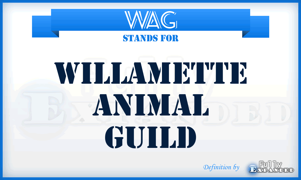WAG - Willamette Animal Guild