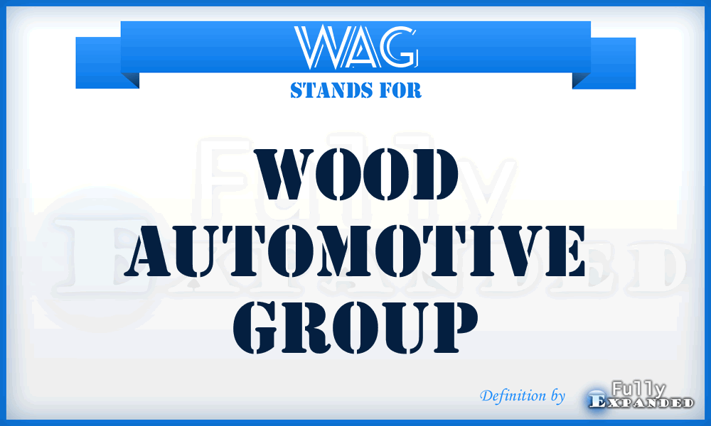 WAG - Wood Automotive Group
