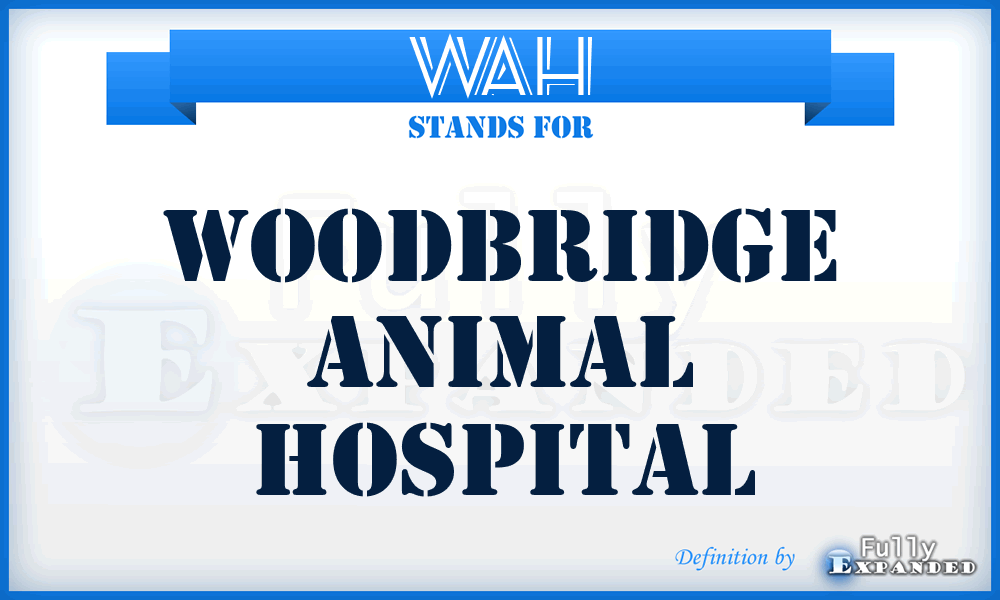 WAH - Woodbridge Animal Hospital